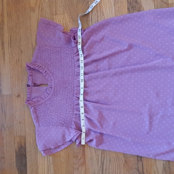 Purple Ruffled Blouse - Picture 2 of 3